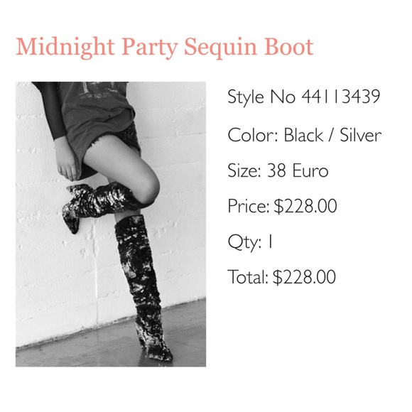 Free People Midnight Party Velvet Sequin Scrunch Boots Heels 38 7.5 festival - Picture 4 of 15
